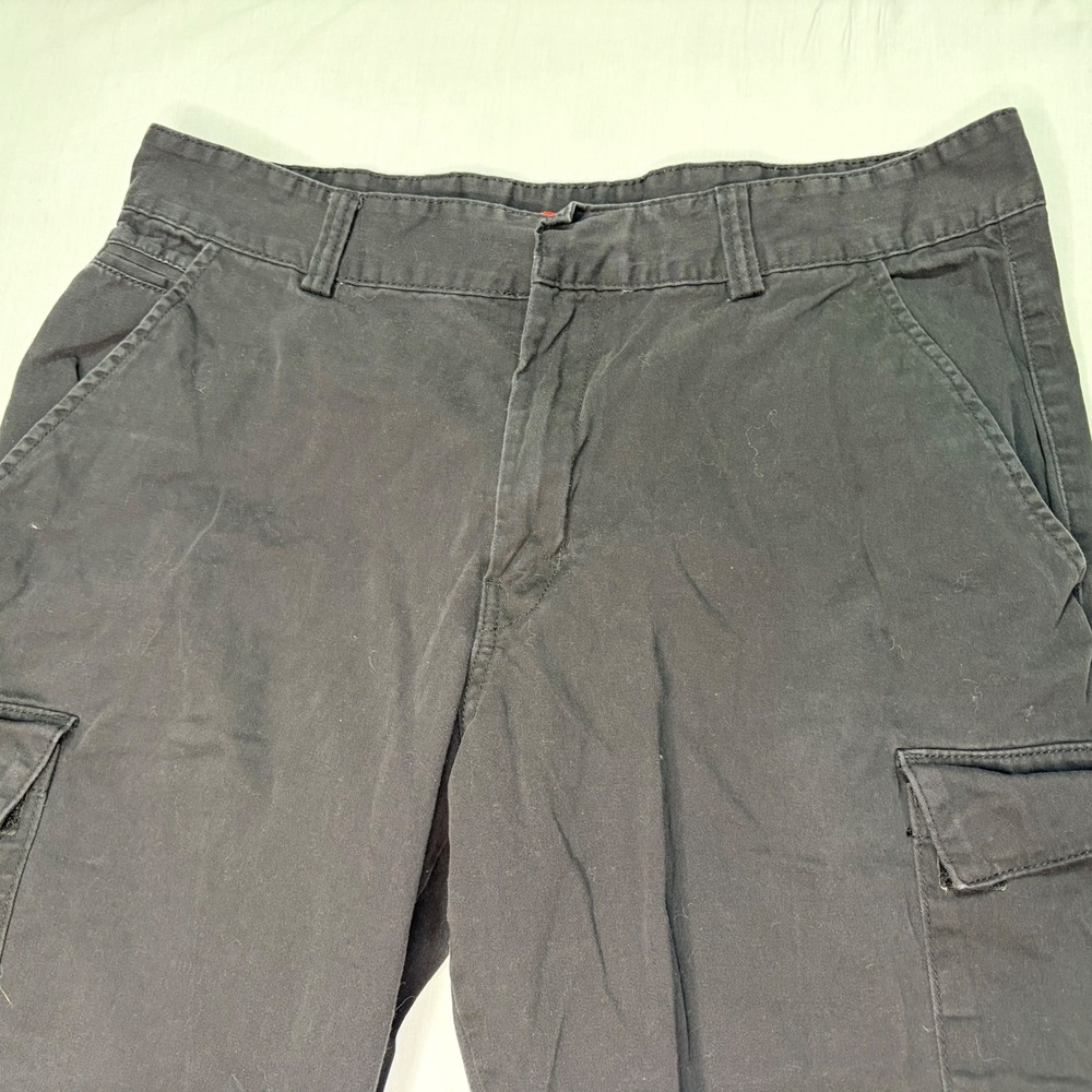 Tesla Mens Black‎ Cargo Pants 40x32 Cotton Comfort Utility Workwear Casual